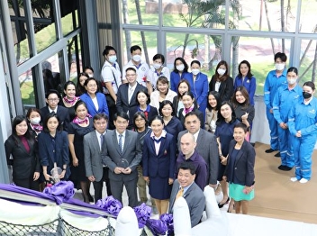 Prof. Kanpat U-Tapao, Dean of the
College of Communication Arts, along
with Dr. Som Som Kaewchuea, Deputy Dean
for Administration. Attended the opening
ceremony of the aviation laboratory
Aviation business branch...