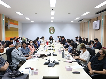 College of Communication Arts Organize a
meeting for College of Communication
Arts personnel Suan Sunandha Rajabhat
University Nakhon Pathom Campus, No.
2/2023 on May 9, 2023, from 10:00 a.m.
to 12:00 p.m. at the conference room on
the 4th floor, College