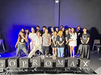 2nd year students majoring in Digital
Media Production and Streaming Media
Nakhon Pathom Classroom Organize
activities to practice organizing
events.