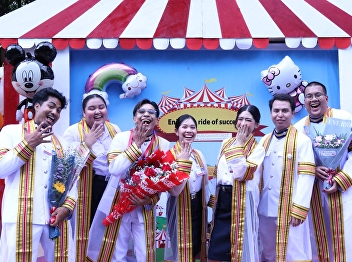 Photos of the rehearsal ceremony for the
graduation ceremony, academic year 2022