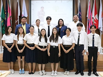 Mr. Wattana Thitikrawin and Mr.
Peempirom Parrakmanon from the
Vichitpongphan Scholarship Committee
participated in the interview and
followed up on the donation of 500000
Thai baht from Vichitpongphan (Pruksa).