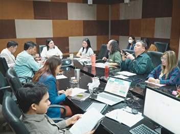 The College of Communication Arts
organized a meeting to follow up on the
progress of operations according to the
action plan, 2/2025.
