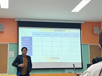 The College of Communication Arts
organizes a training project on selling
community products online to communicate
marketing.