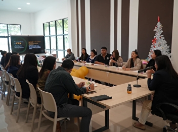 The Communication Arts department, led
by the administration, planning office,
and the Dean, Assistant Professor
Kanphat Uthapao, mobilized a team to
discuss and create innovations in their
work.