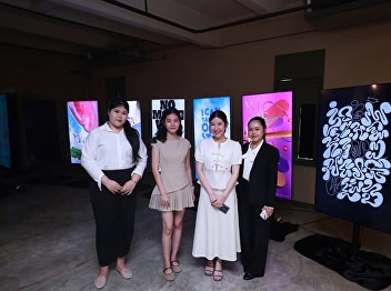 PR students participated in “Bangkok
Design Week 2026” to develop their media
relations skills and further develop
communication strategy ideas.