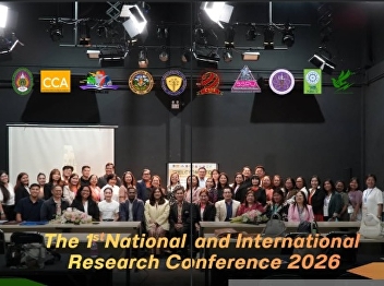 The project concludes successfully!! The
College of Communication Arts, Suan
Sunandha Rajabhat University, is ready
to present awards honoring international
researchers.