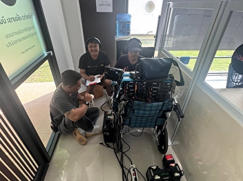 Suan Sunandha College of Communication
Arts opens its studio to welcome a
series filming crew of over 50 cast and
crew members