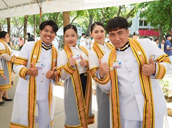 A proud memory captured  Communication
Arts, Suan Sunandha, joins in
congratulating the new graduates at the
Royal Graduation Ceremony for the 2026
academic year at Nakhon Pathom Rajabhat
University